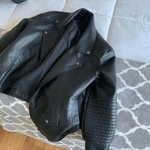 Leather jacket - Blank NYC vegan leather